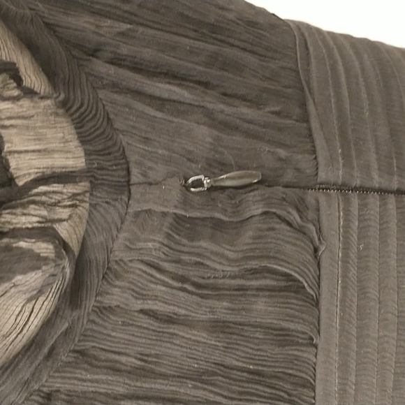 Sexy Feminine Black Silk Lace n Sheer Blouse Could be off shoulder High Quality - Picture 9 of 11